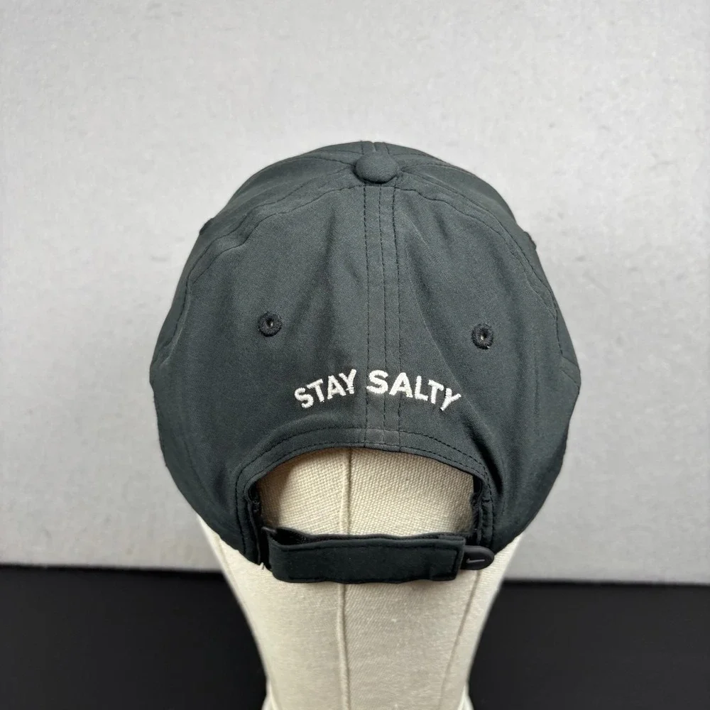 Nike Dri-Fit LMNT Stay Salty Legacy91 Black Golf Hat Cap Black Adjustable Strap